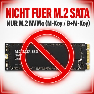 M.2 NVMe M-Key und M+B-Key Kompatibilität