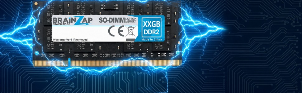 DDR2 SO-DIMM Modul mit elektrischem Schutzfeld