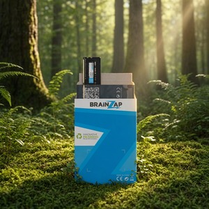 BRAINZAP Kartonverpackung im Wald