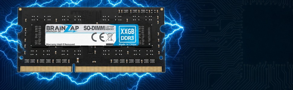DDR3 SO-DIMM Modul mit elektrischem Schutzfeld