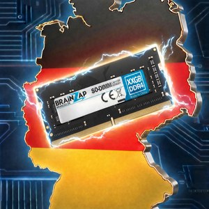Deutschlandkarte mit BRAINZAP Speichermodul