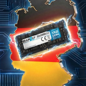 Deutschlandkarte mit BRAINZAP Speichermodul
