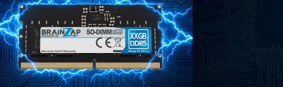 DDR5 SO-DIMM Modul mit elektrischem Schutzfeld