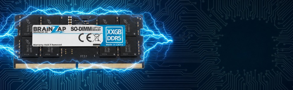 DDR5 SO-DIMM Modul mit elektrischem Schutzfeld