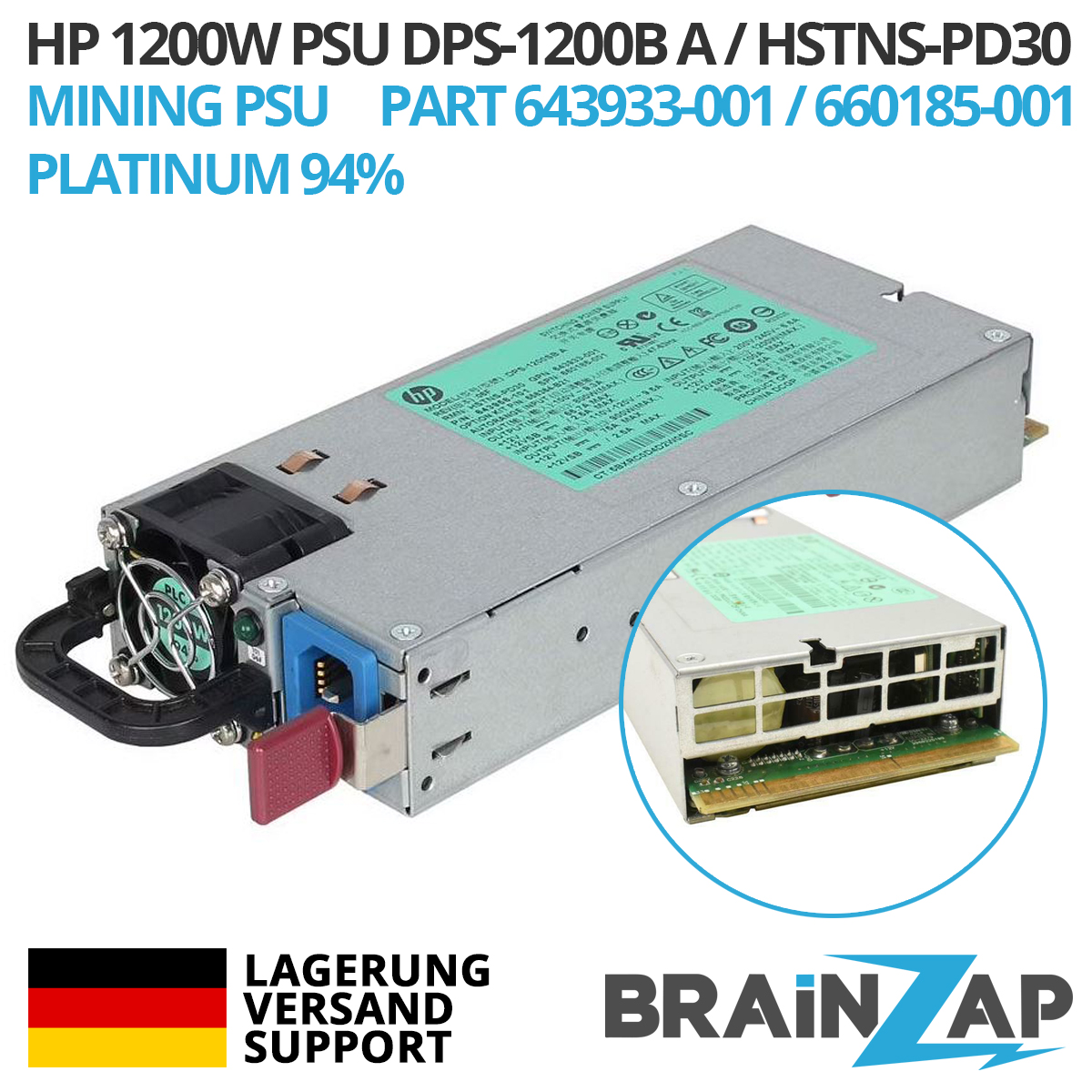 KALEA-INFORMATIQUE 750W 1100W 1600w 2000w 2400W Breakout Board für Dell-Netzteil mit Stecker 18 12/36 24-12 x P6